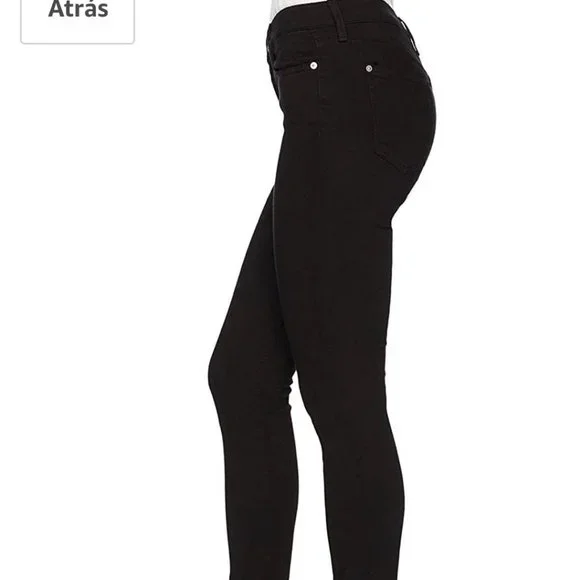 7 For All Mankind Women’s Skinny Jean Black - Picture 3 of 6
